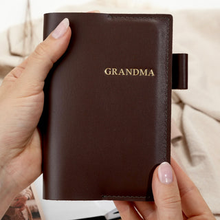 Personalised A6 Leather Notebook for Her - Arlo and Co