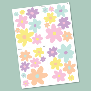 Bloom Decal Set - pastel tones - Arlo and Co
