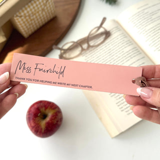 Personalised Leather Bookmark - Arlo and Co
