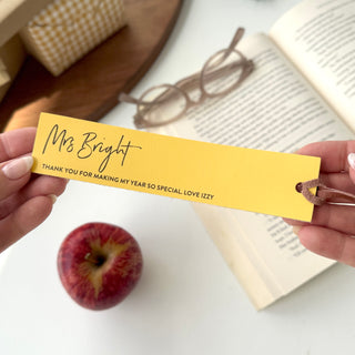 Personalised Leather Bookmark - Arlo and Co