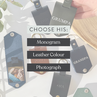 Monogram Photo Keytag - Arlo and Co