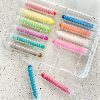 Crayon Set — Set of 6, Washable & Dust-Free