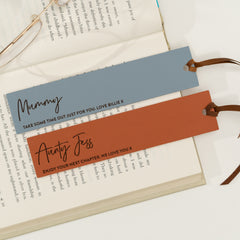 Personalised Leather Bookmark - Arlo and Co