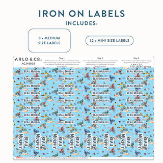 Iron On (PATTERN) Name Labels - Arlo and Co