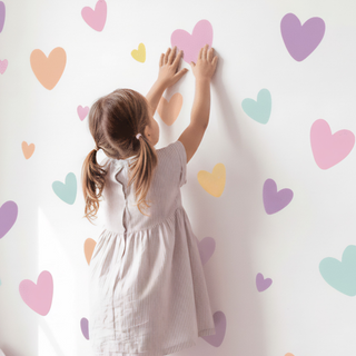 Hearts Decal Set - pastels - Arlo and Co