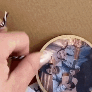 Bamboo Photo Ornament - Arlo and Co