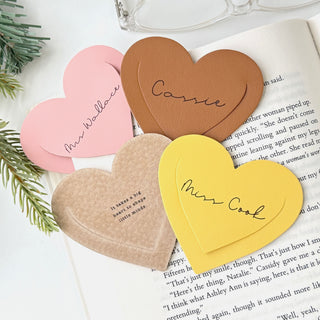 Heart Leather Page Keeper - Arlo and Co