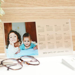 Personalised Photo Calendar - Acylic (Small)