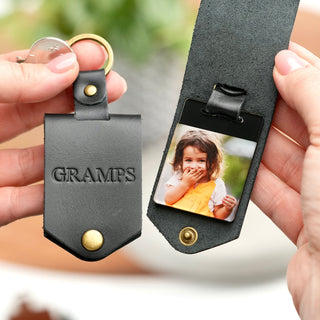 Monogram Photo Keytag