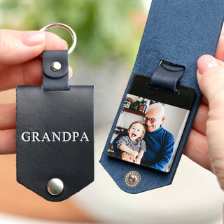 Monogram Photo Keytag