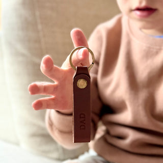 Personalised Leather Keytag For Him - Arlo and Co