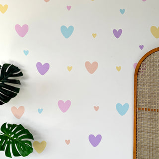 Hearts Decal Set - pastels - Arlo and Co