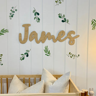 Bamboo Name Plaque - 5 Fonts, 3 Sizes - Arlo and Co