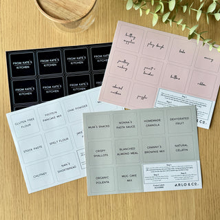 Pantry Labels - Custom - Arlo and Co