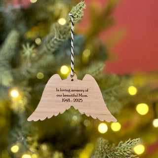 Luxe Angel Wing Ornament - Arlo and Co