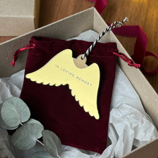 Luxe Angel Wing Ornament - Arlo and Co