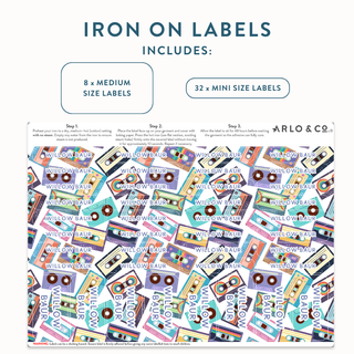 Iron On (PATTERN) Name Labels