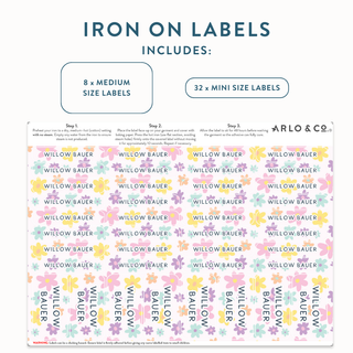 Iron On (PATTERN) Name Labels