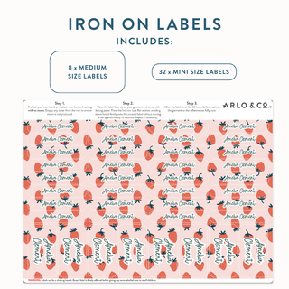 Iron On (PATTERN) Name Labels