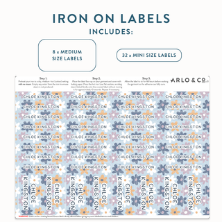 Iron On (PATTERN) Name Labels