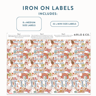 Iron On (PATTERN) Name Labels