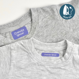 Iron On (FULL COLOUR) Name Labels