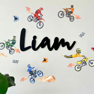 Matte Black Name Plaque - 5 Fonts, 3 Sizes - Arlo and Co