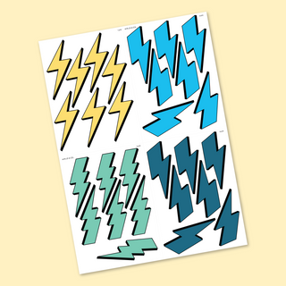 Lightning Bolt Decal Set - Arlo and Co