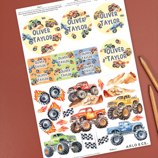 Name Labels - FUN PACK with stickers!