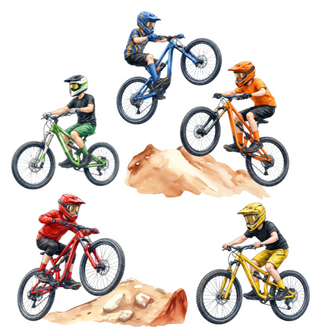 Mountain Bike Decal Set - Arlo and Co