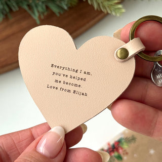 Heart Leather Keytag - Arlo and Co