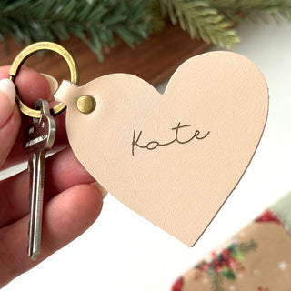 Heart Leather Keytag - Arlo and Co