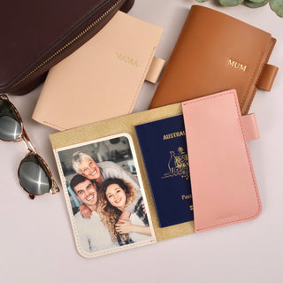 Photo Leather Passport Holder for Her - Arlo and Co