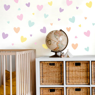 Hearts Decal Set - pastels - Arlo and Co