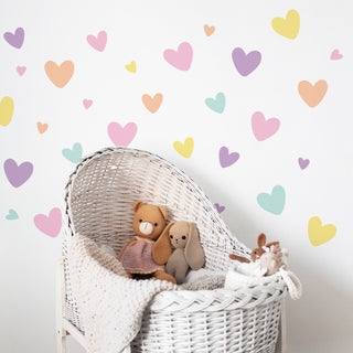Hearts Decal Set - pastels - Arlo and Co