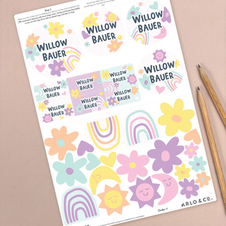 Name Labels - FUN PACK with stickers!
