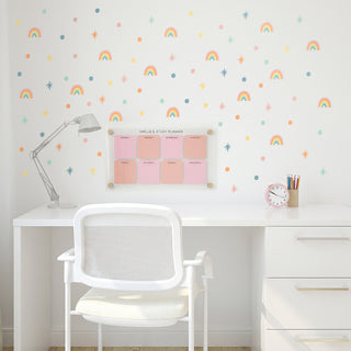 Rainbow Confetti Sparkle Decals - Arlo and Co