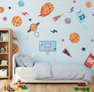 Basketball Wall Decal Set - Arlo and Co