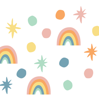 Rainbow Confetti Sparkle Decals - Arlo and Co
