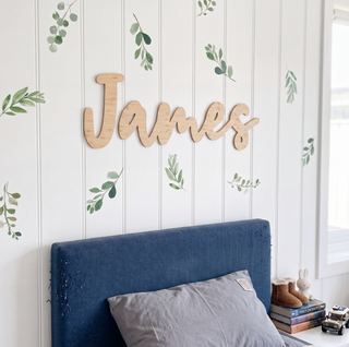 Bamboo Name Plaque - 5 Fonts, 3 Sizes