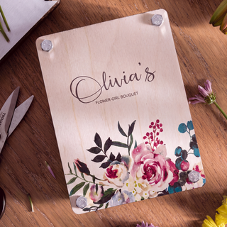 Personalised Flower Press