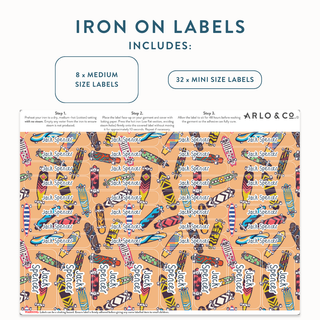 Iron On (PATTERN) Name Labels