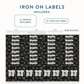 Iron On (PATTERN) Name Labels