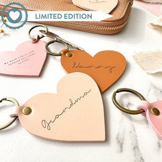 Heart Leather Keytag - Arlo and Co