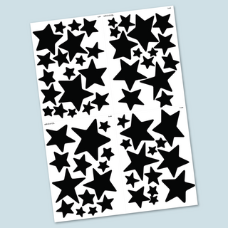 Star Decal Set - Black - Arlo and Co