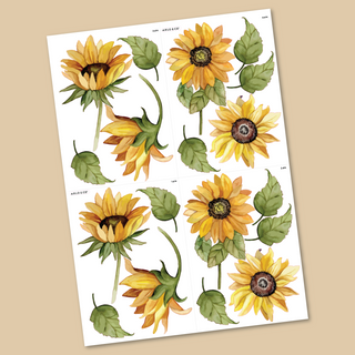 Sunflower Wall Decal Set - Arlo and Co