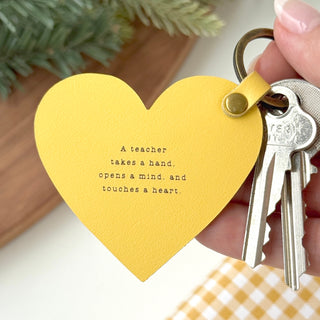 Heart Leather Keytag - Arlo and Co