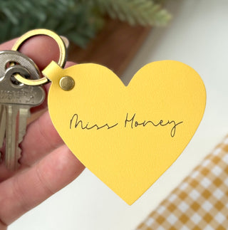 Heart Leather Keytag - Arlo and Co