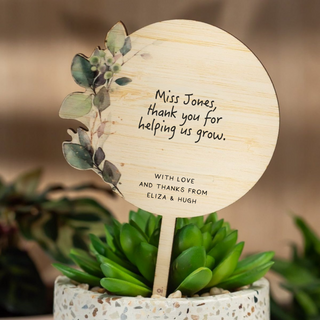 Printed Teacher Planter Stick - Arlo and Co