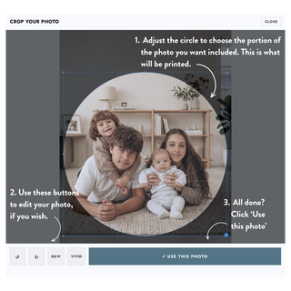 Leather Photo Coaster Set